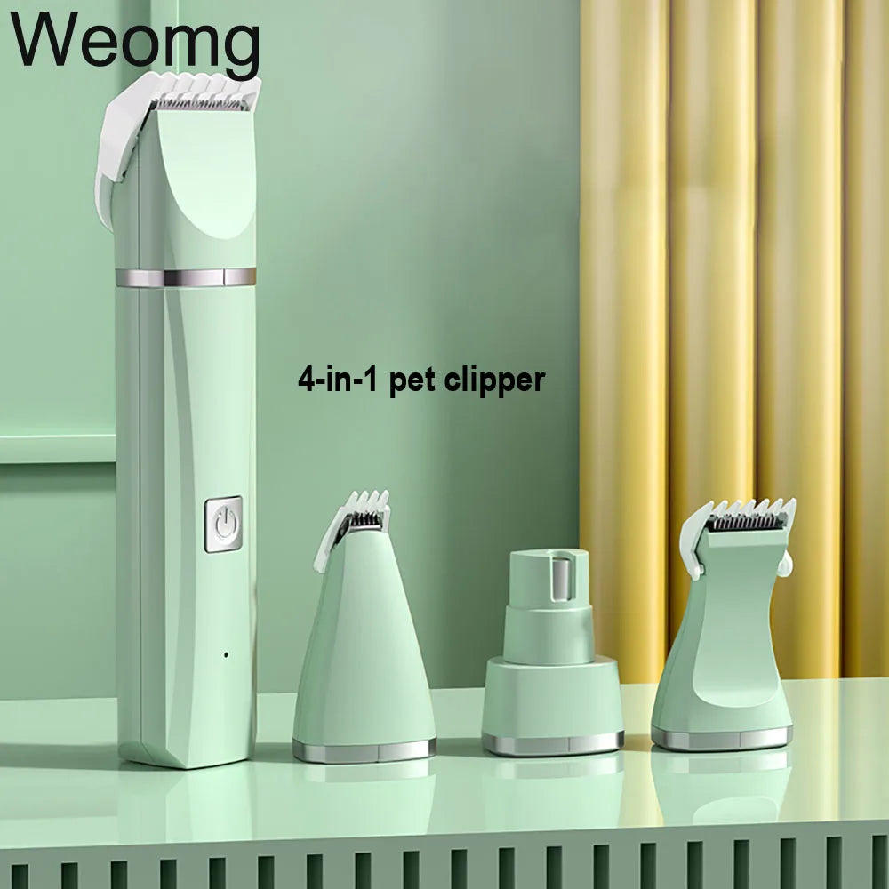Dog Clipper 3 in 1 Pet Electric Hair Shaver with Cat Nail Grinder Trimmer Dog'S Haircut Grooming Tools Cat Claw Cutter