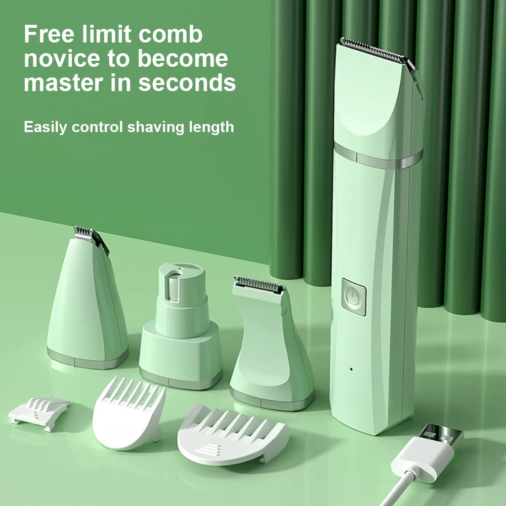 Dog Clipper 3 in 1 Pet Electric Hair Shaver with Cat Nail Grinder Trimmer Dog'S Haircut Grooming Tools Cat Claw Cutter
